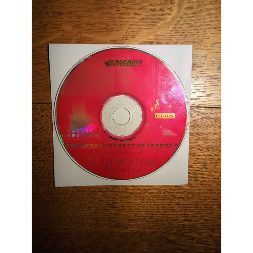 Traditional Christmas Favorites Cascadia Entertainment CD Disc Only